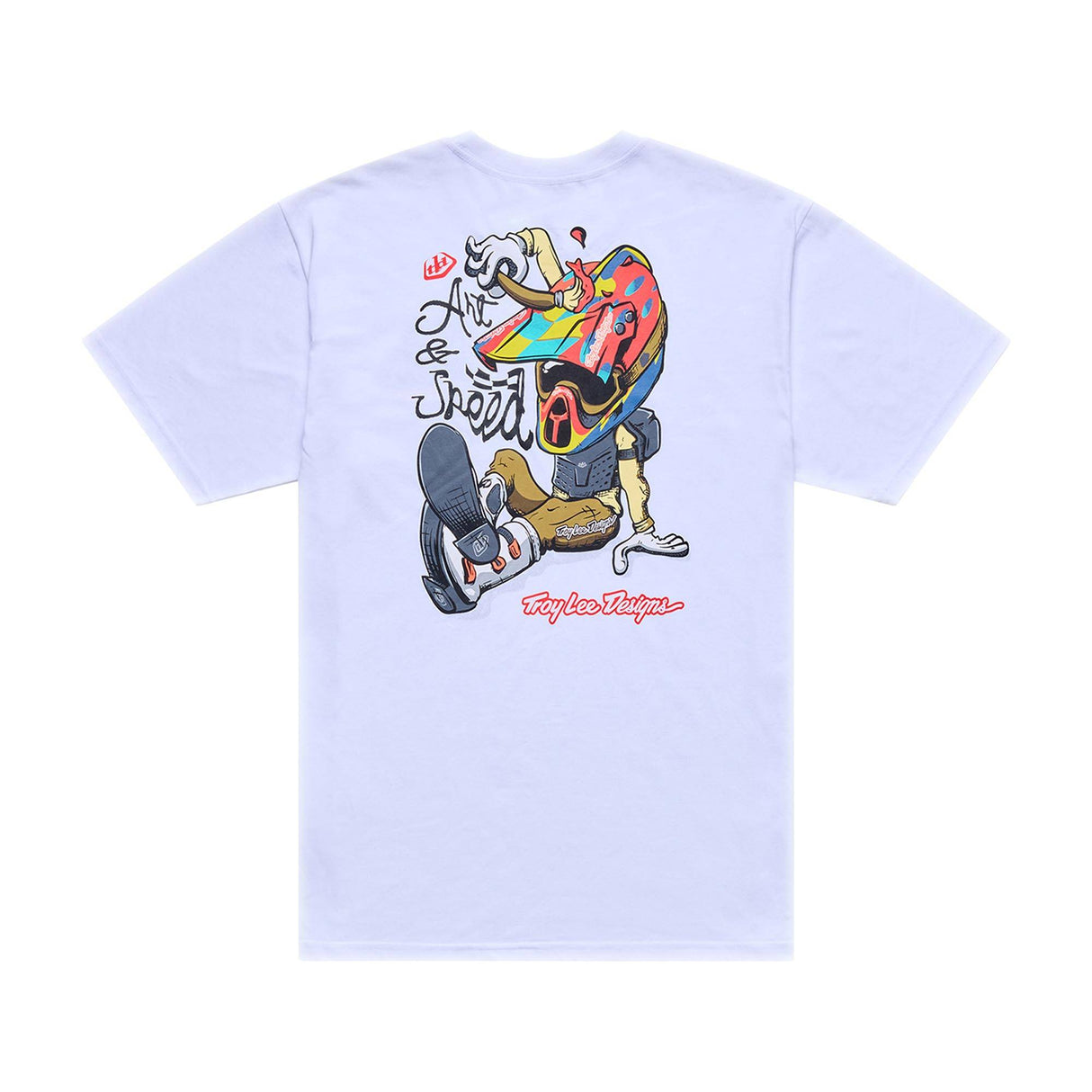 Troy Lee Designs Heritage Short Sleeve T-Shirt Heritage - White