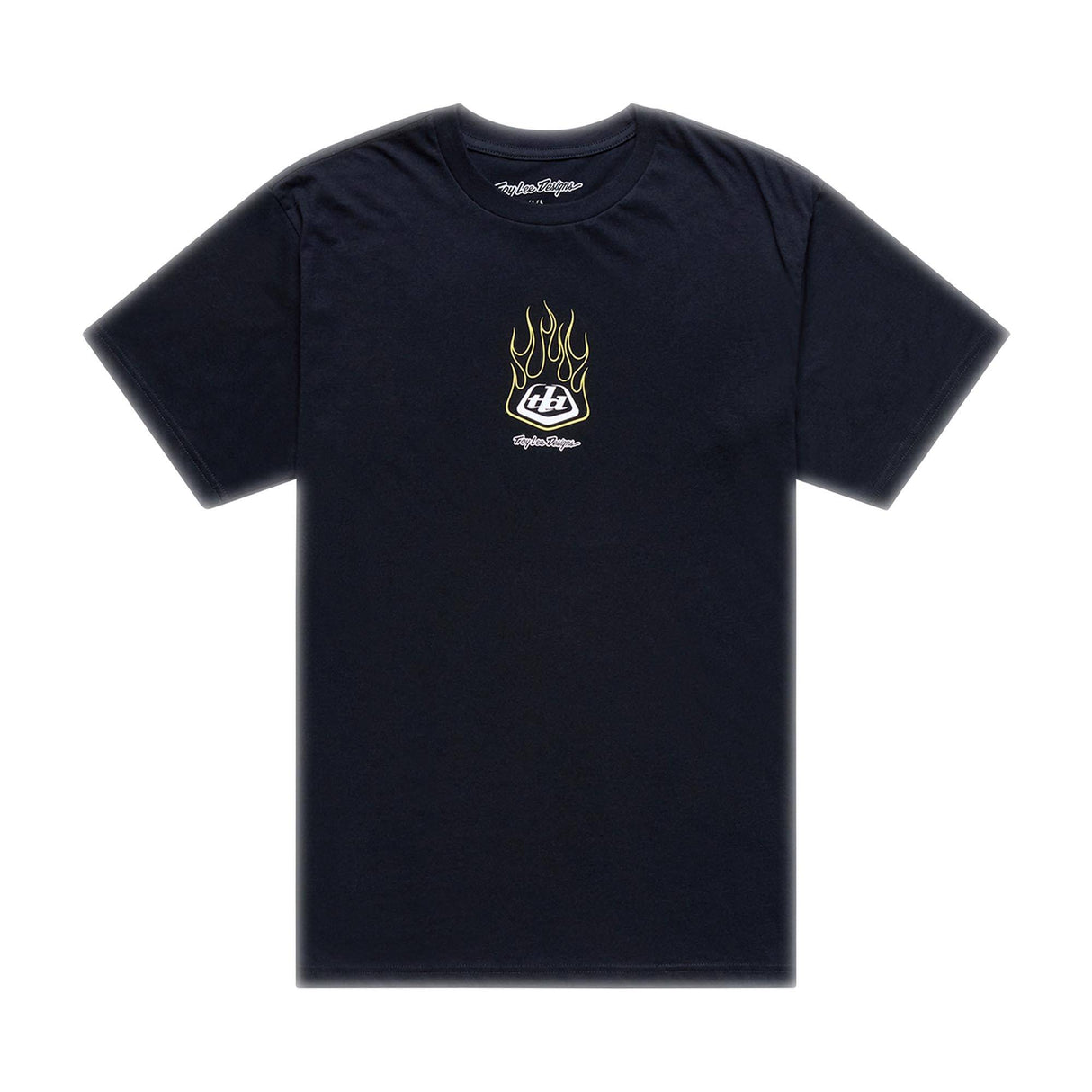 Camiseta de manga corta Troy Lee Designs Flame2 Flame2 - Negro