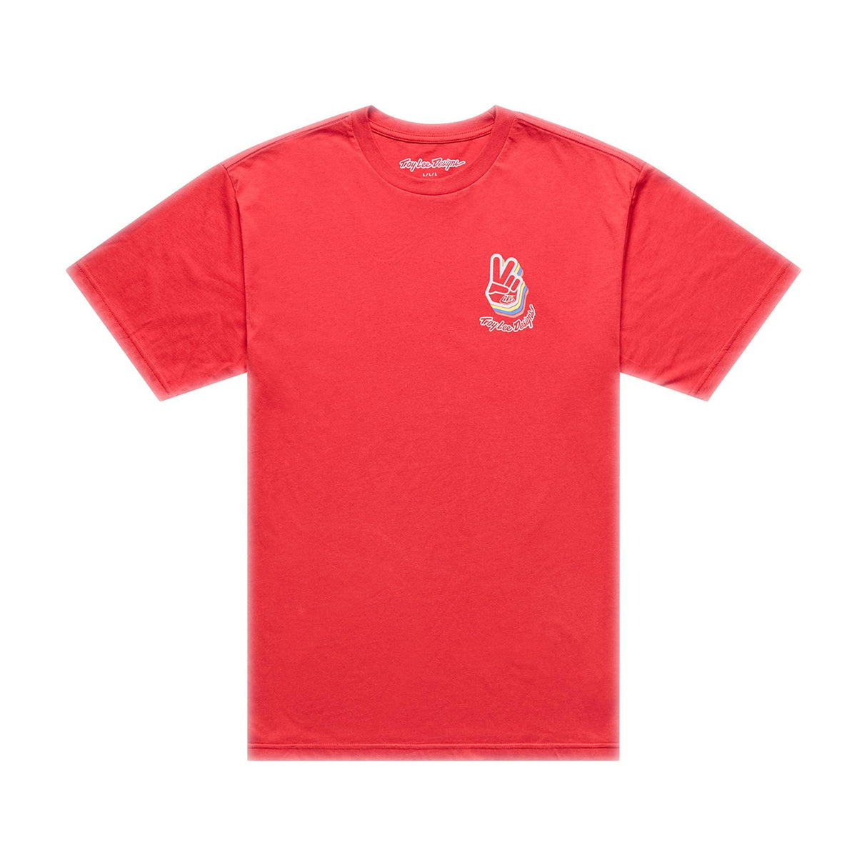 Troy Lee Designs T-shirt a maniche corte Deuces Deuces - Scarlatto
