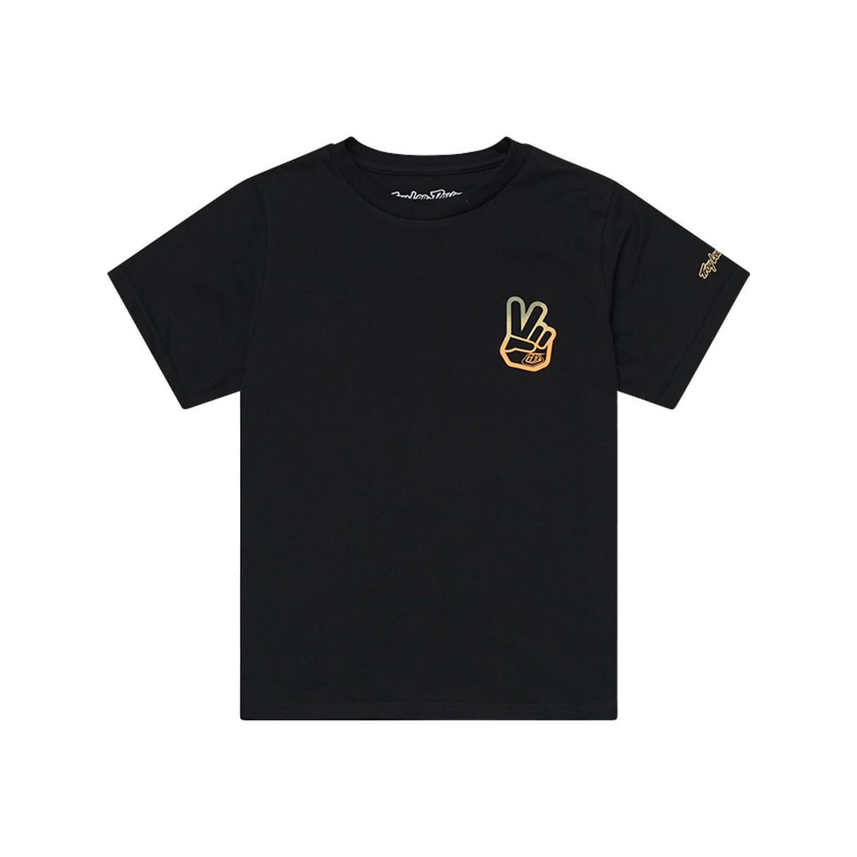 Troy Lee Designs Peace Out Youth Short Sleeve T-Shirt Black