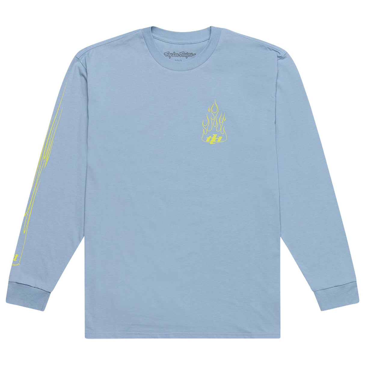 Troy Lee Designs Torched Long Sleeve T-Shirt Smoke Blue