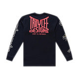 Troy Lee Designs T-shirt à manches longues Handlebar Handlebar - Noir