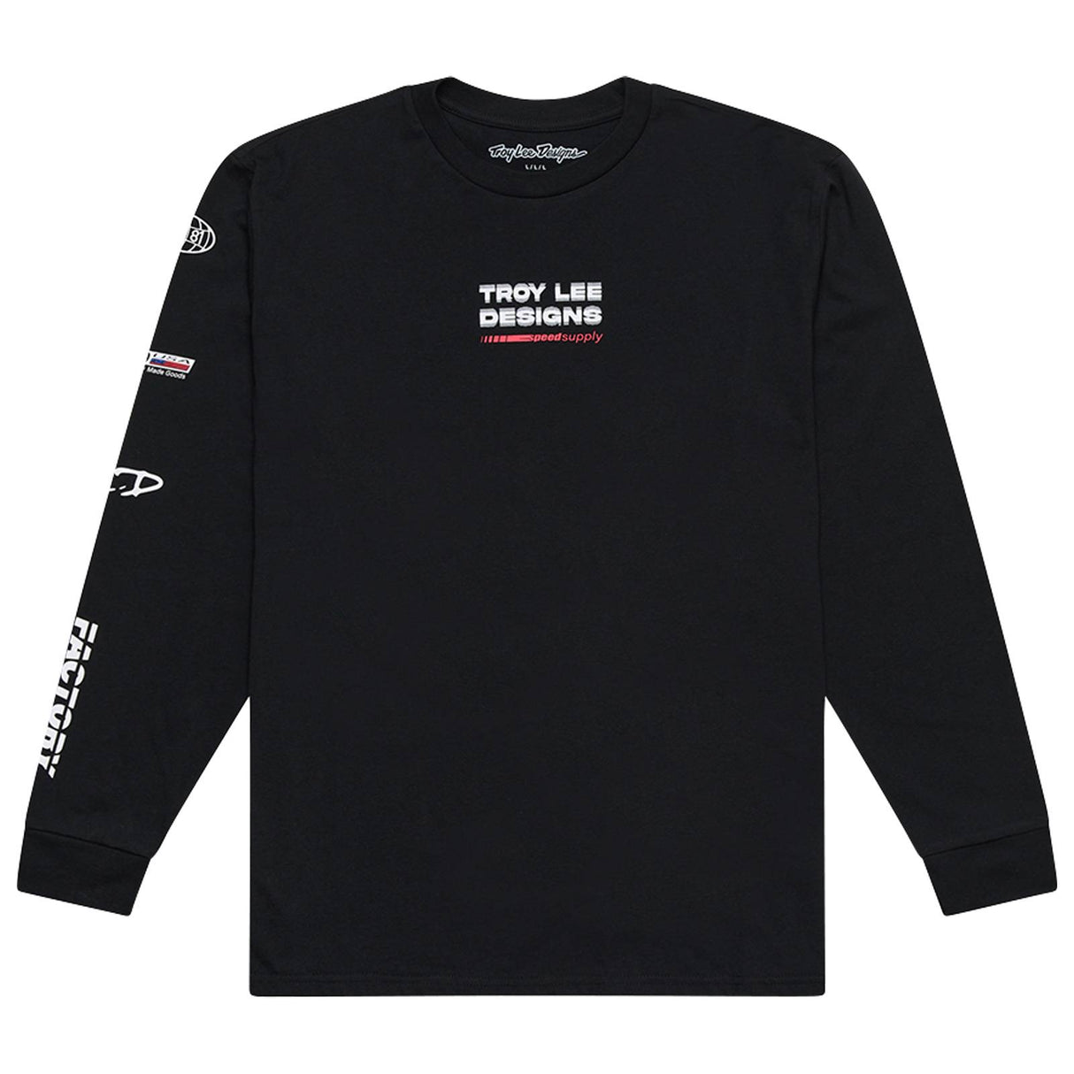 Troy Lee Designs Factory Long Sleeve T-Shirt Black