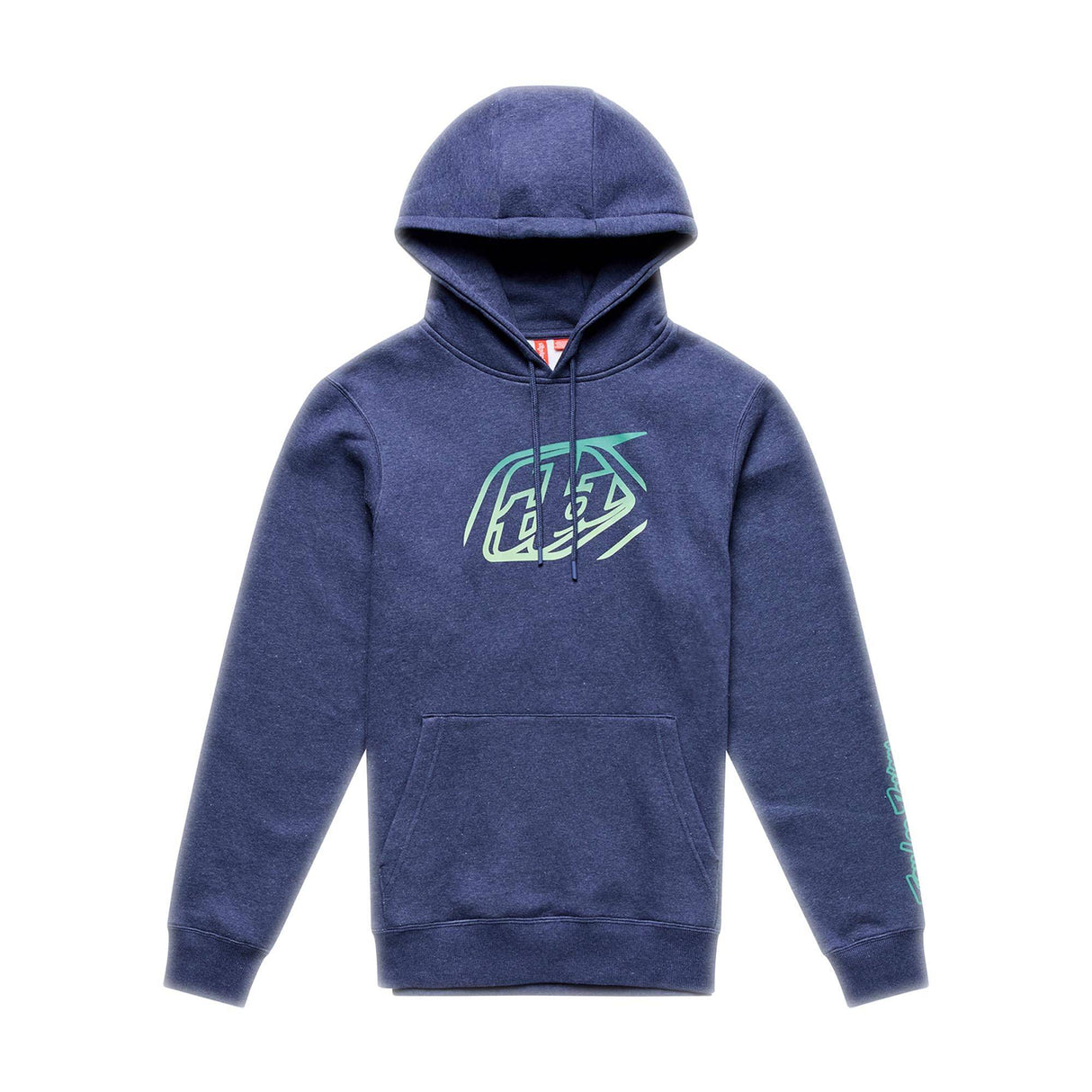 Troy Lee Designs Felpa con cappuccio Badge Badge - Navy Heather