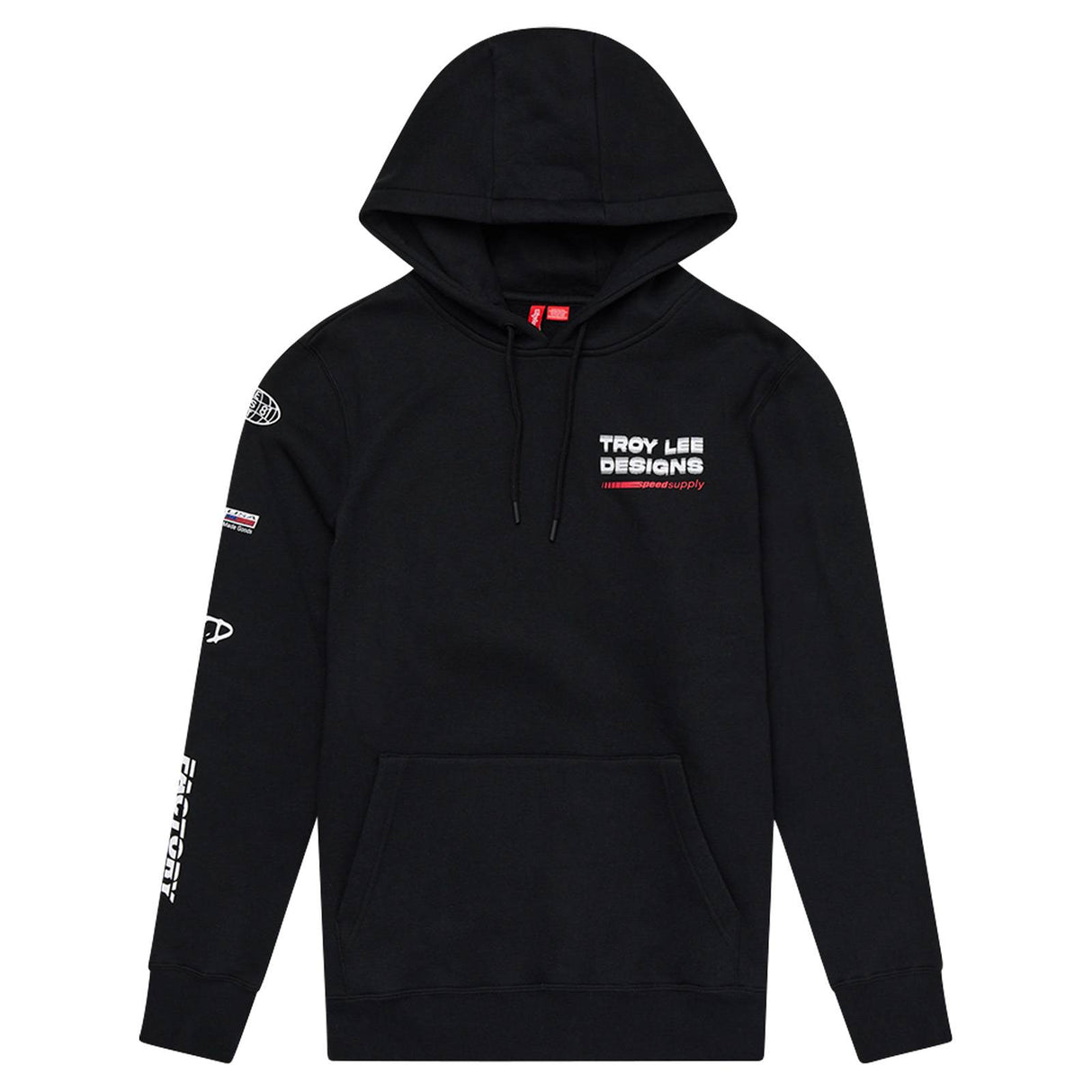 Troy Lee Designs Factory Pullover Hoodie Black