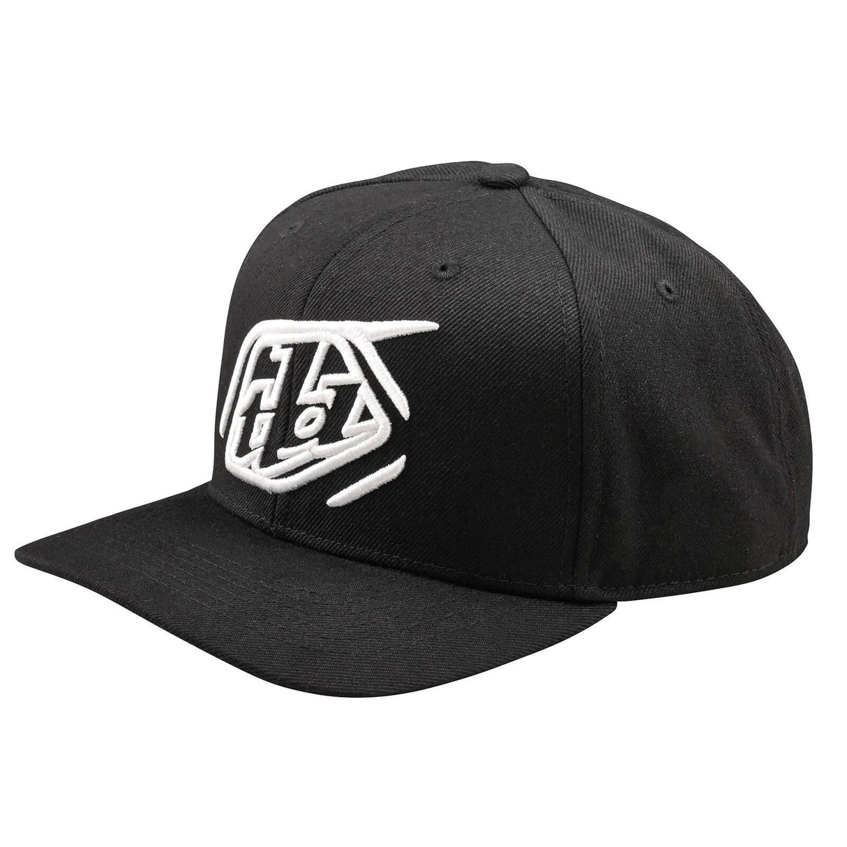 Troy Lee Designs Curved Bill Snapback Cap Badge - Black