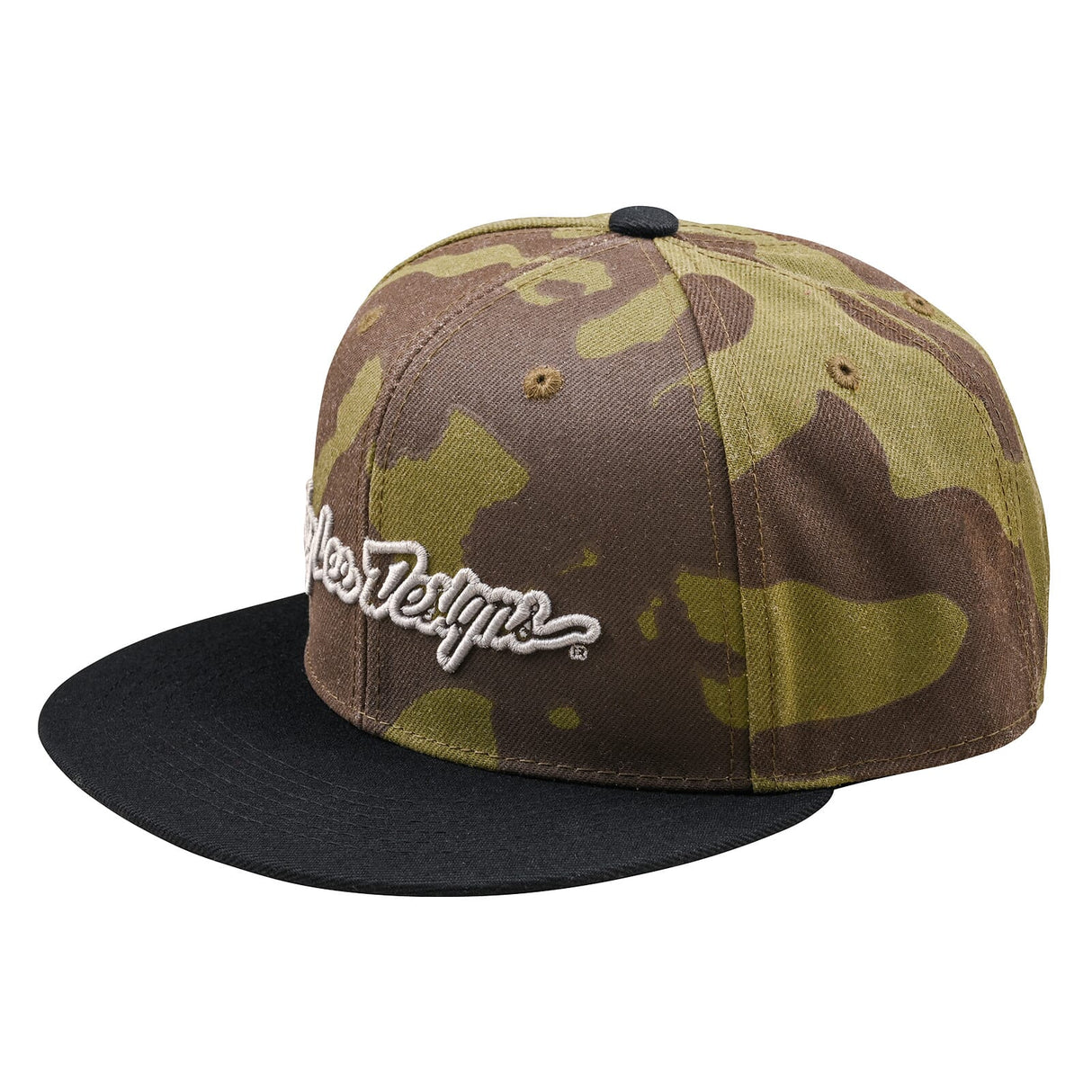 Troy Lee Designs Signature Flat Bill Snapback Cap