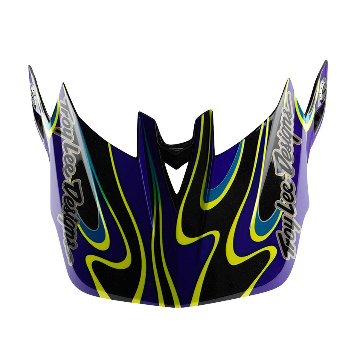 Troy Lee Designs D4 Helmet Replacement Visor Torched - Black/Purple