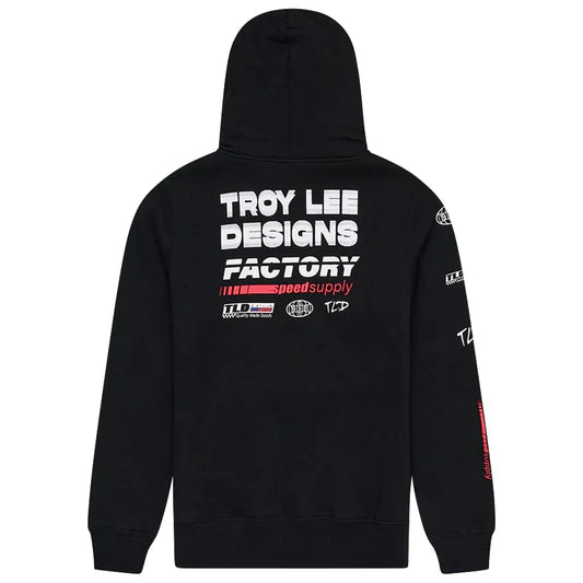 Troy Lee Designs Youth Factory Pullover Hoodie - Black