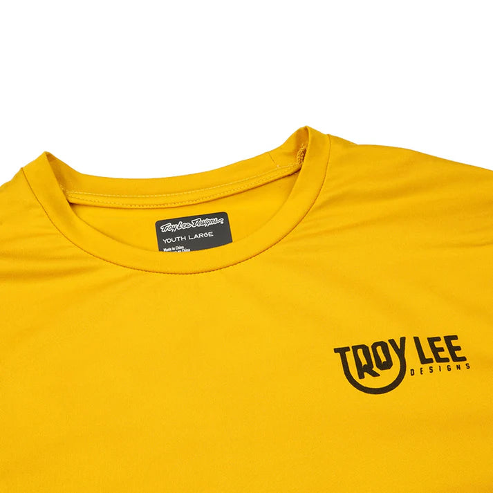 Troy Lee Designs Eyez Ruckus Ride Youth Long Sleeve Jersey Safron