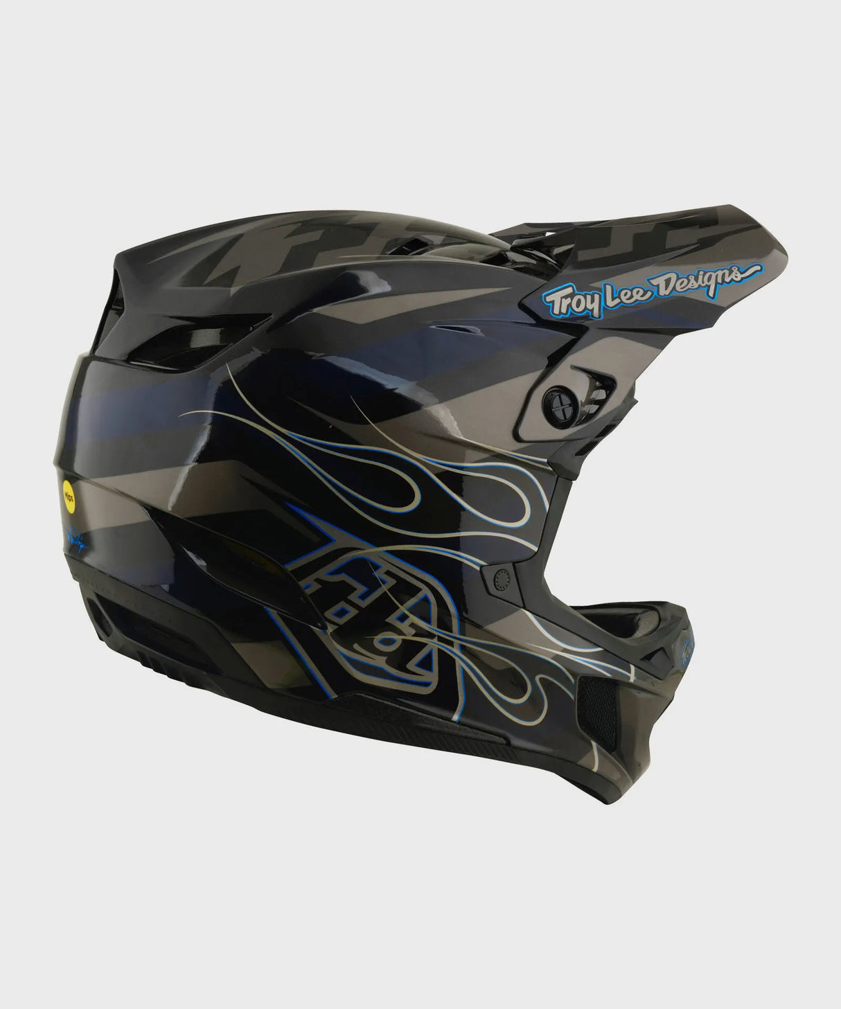 Troy Lee Designs D4 Composite MIPS-Helm, Burst Grey