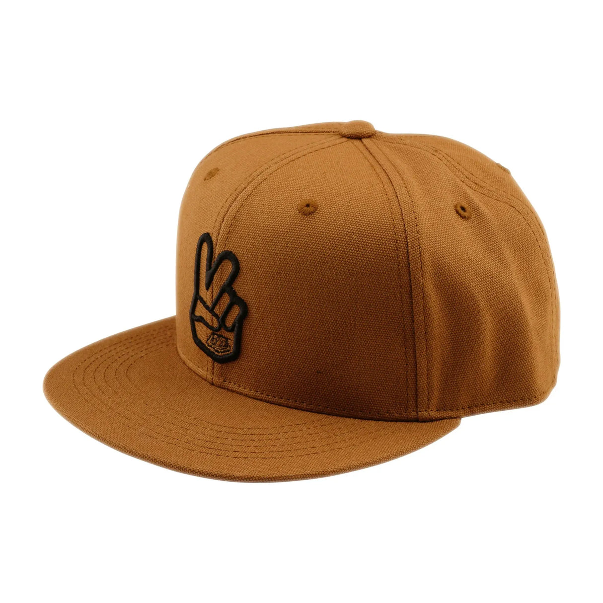 Troy Lee Designs Peace Flat Bill Snapback Cap Peace - Sienna