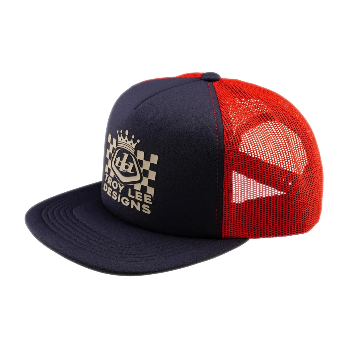 Troy Lee Designs Trucker Snapback Cap Friday Night - Red/Indigo
