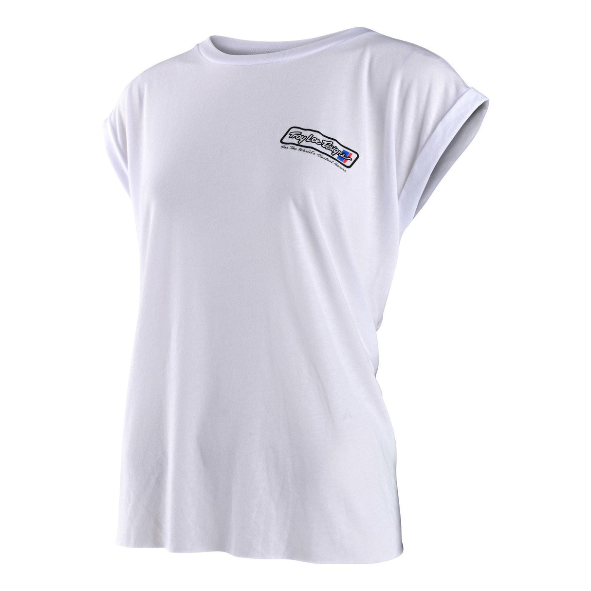 T-shirt à manches courtes pour femme Troy Lee Designs 40th Holiday Go Faster - Saison précédente