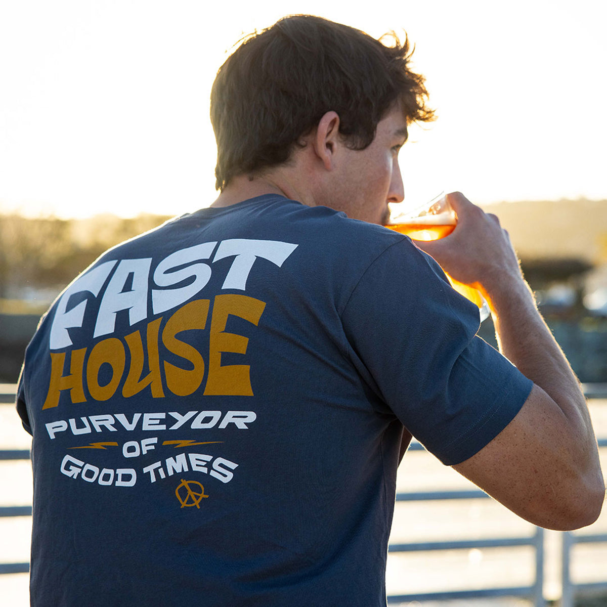 Fasthouse Utopia T-shirt - Indigo