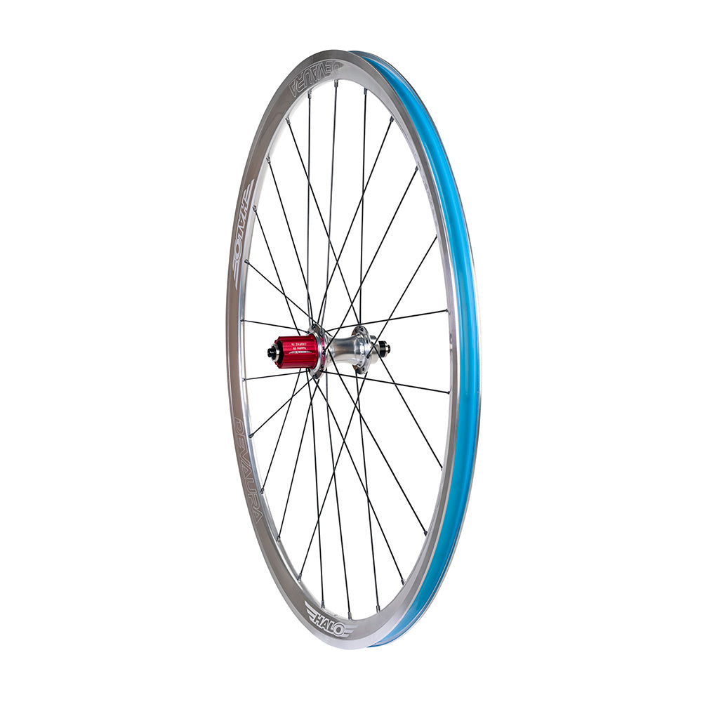Ruota Halo Devaura RS2 700c argento con raggi neri