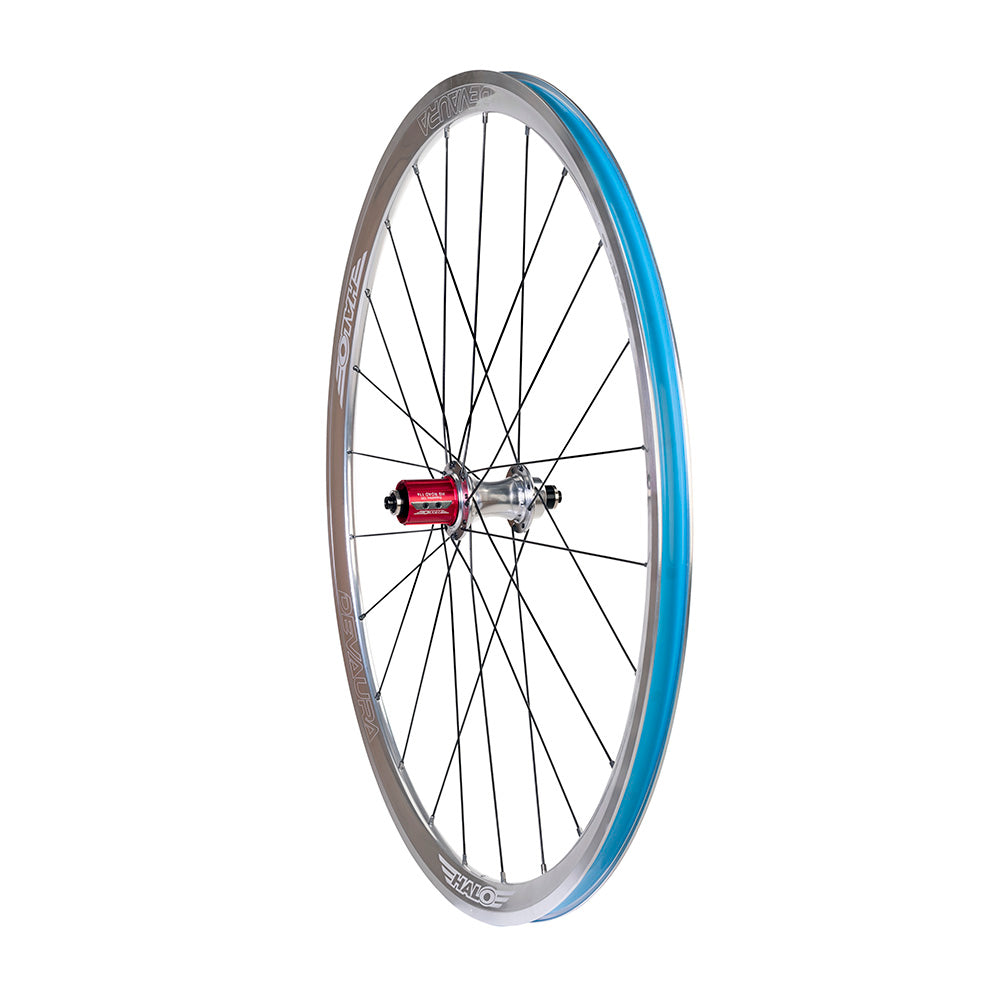 Ruota Halo Devaura RS2 700c argento con raggi neri