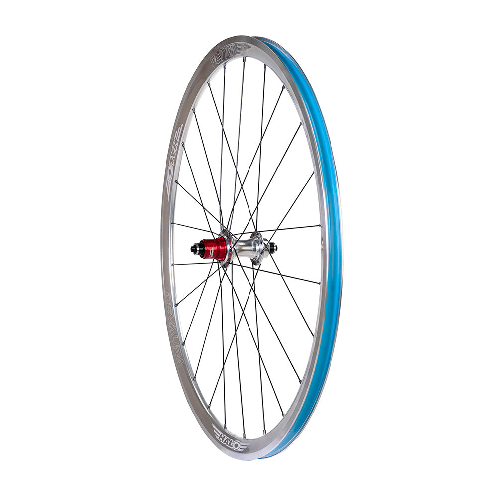 Ruota Halo Devaura RS2 700c argento con raggi neri