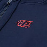 Troy Lee Designs Branded Zip Up Hoodie Navy